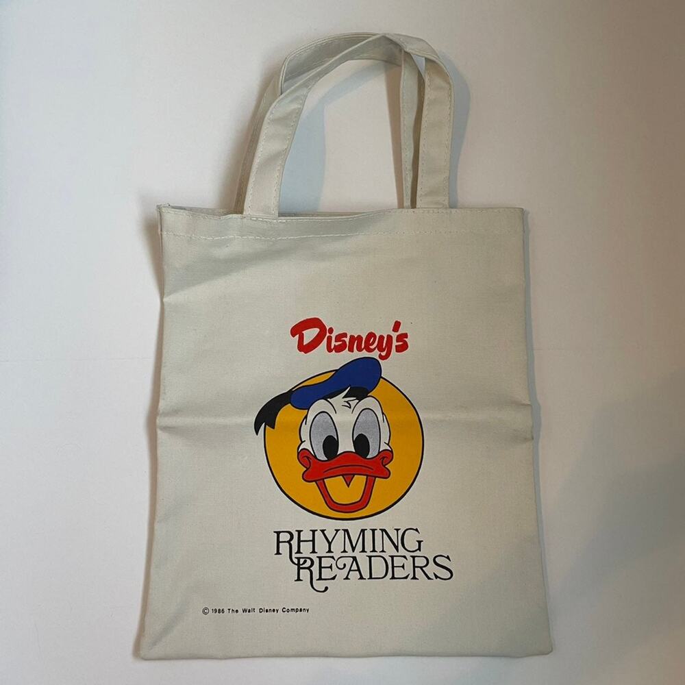 Vintage Rhyming readers donald Tote Bag